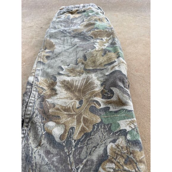Vintage Mossy Oak Camouflage Mens Lined Hunting Pants  W3 - Picture 3 of 10